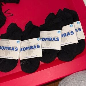 Bombas Men's Black Ankle Socks Sz small